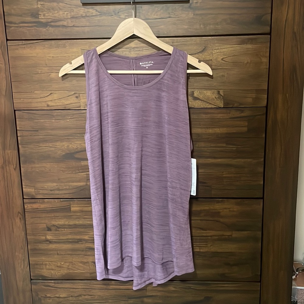 Athleta XL tie back tank essence spaced AGVV NEW WITH TAG